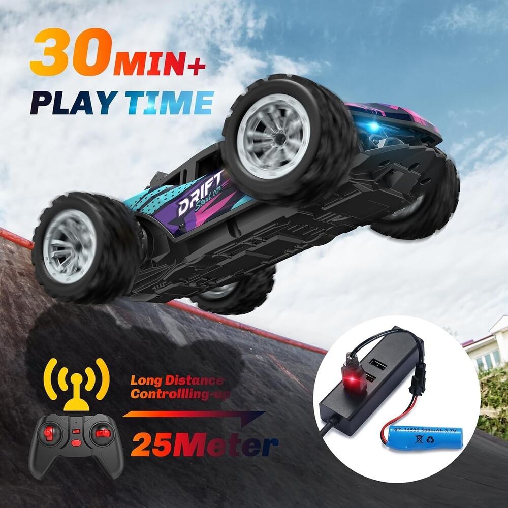 TERRIFI Remote Control Car, 2.4GHz Spray Hobby Rc Racing Car with Rechargeable B - Picture 6 of 7